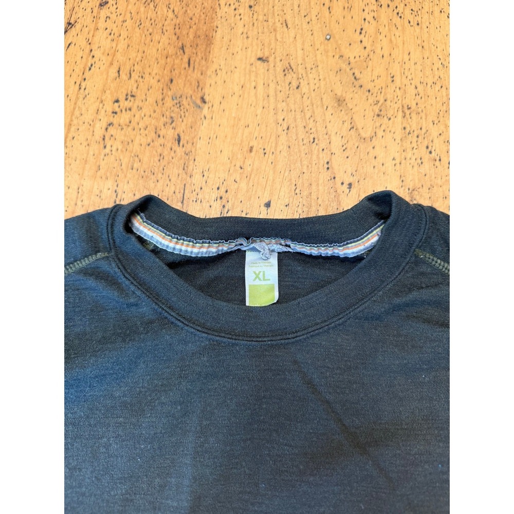 Smartwool Merino Wool XL Base Layer Long Sleeve Crewneck Shirt Olive Green - Picture 3 of 7